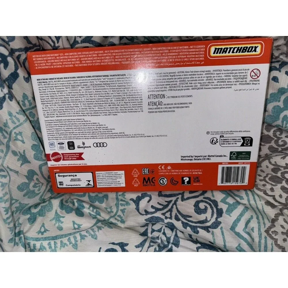2023 Matchbox 9-Pack | Exclusive Seagrave Fire Engine, Audi | Cadillac, Ford B22